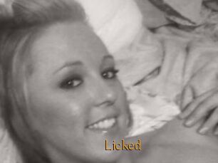 Licked